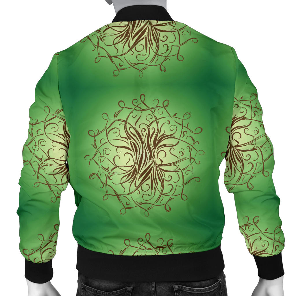 Celtic Pattern Print Design 05 Men Bomber Jacket