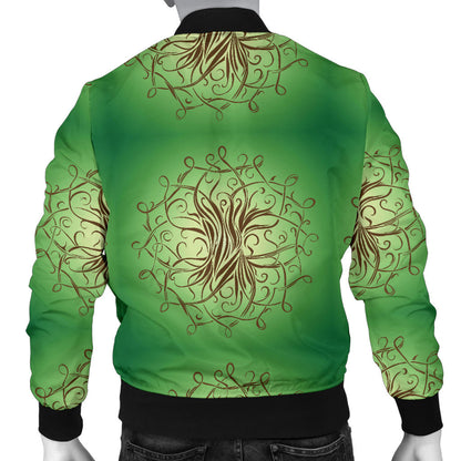 Celtic Pattern Print Design 05 Men Bomber Jacket