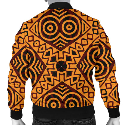 African Pattern Print Design 05 Men Bomber Jacket