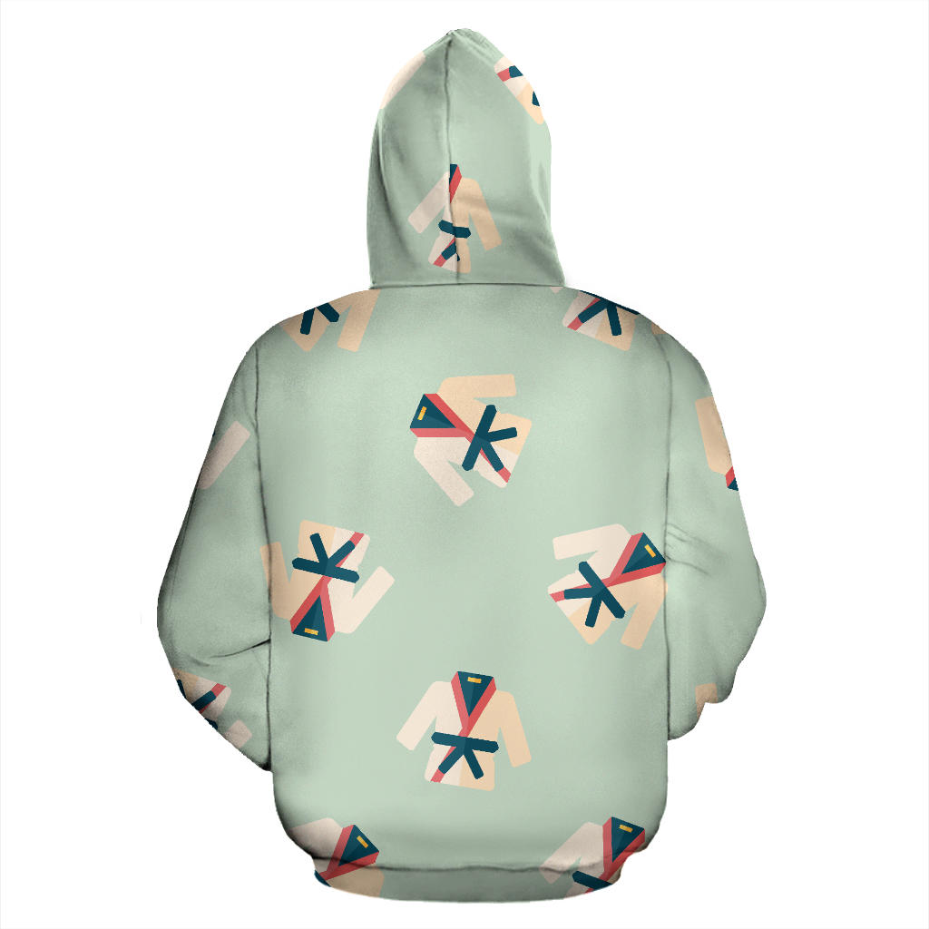 Karate Pattern Print Design 02 Pullover Hoodie