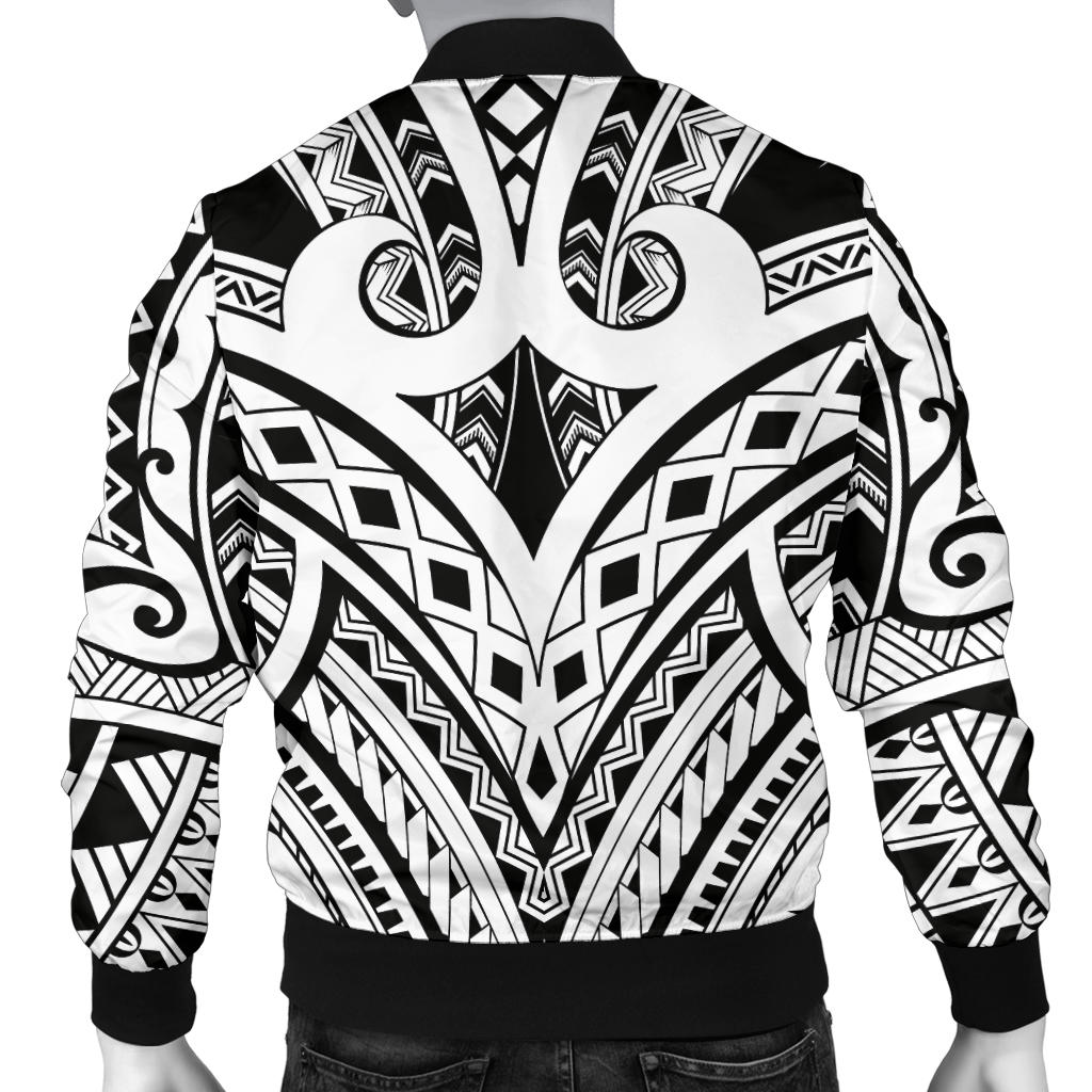 Maori Pattern Print Design 06 Men Bomber Jacket