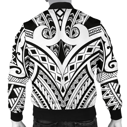 Maori Pattern Print Design 06 Men Bomber Jacket