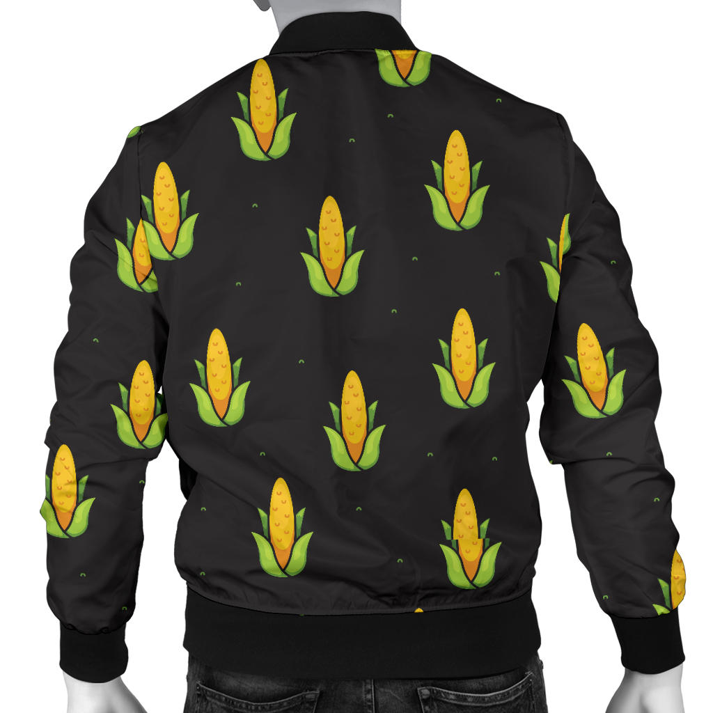 Corn Pattern Print Design 04 Men Bomber Jacket
