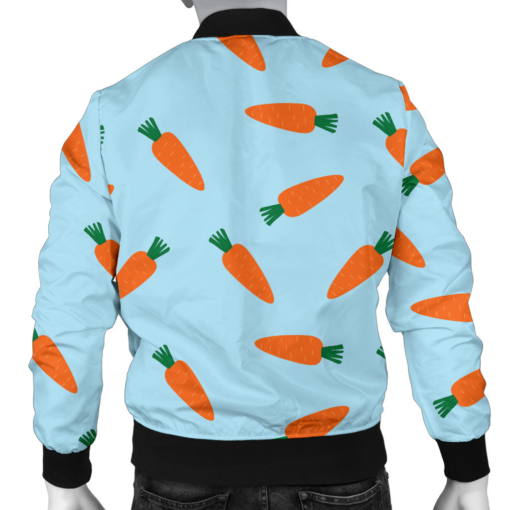 Carrot Pattern Print Design 03 Men Bomber Jacket