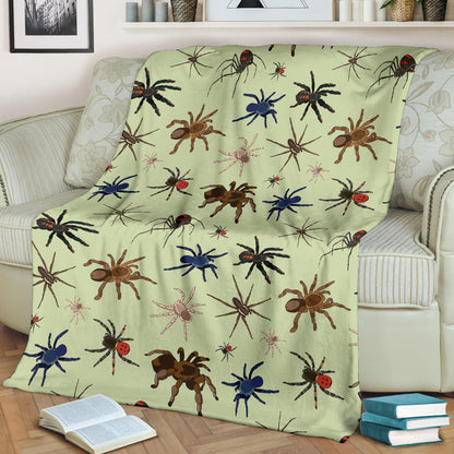 Tarantula Pattern Print Design 02 Premium Blanket