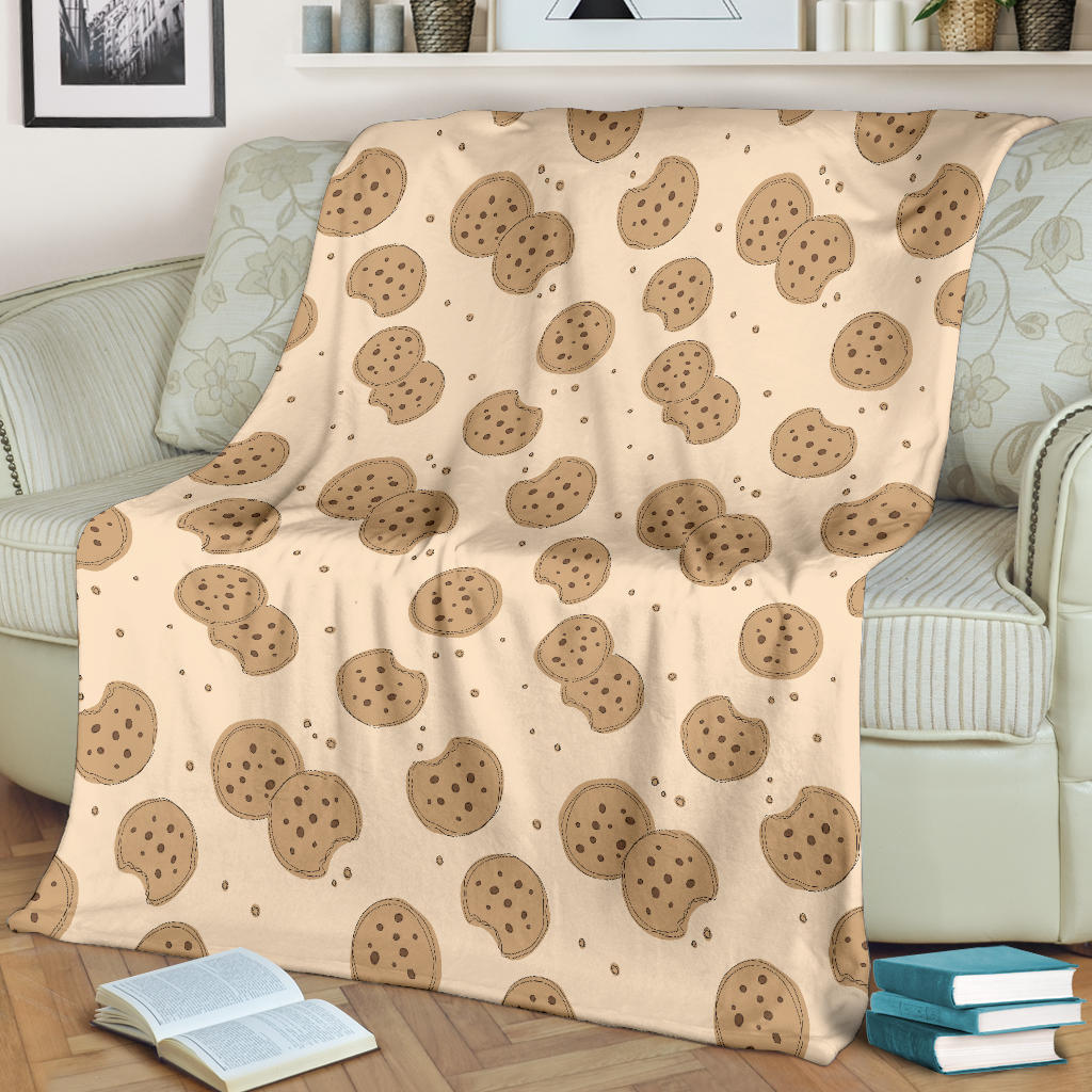 Biscuit Pattern Print Design 02 Premium Blanket