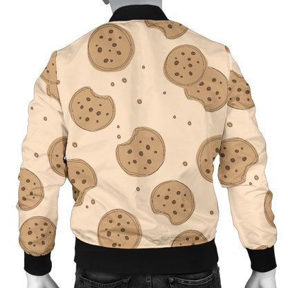 Biscuit Pattern Print Design 02 Men Bomber Jacket