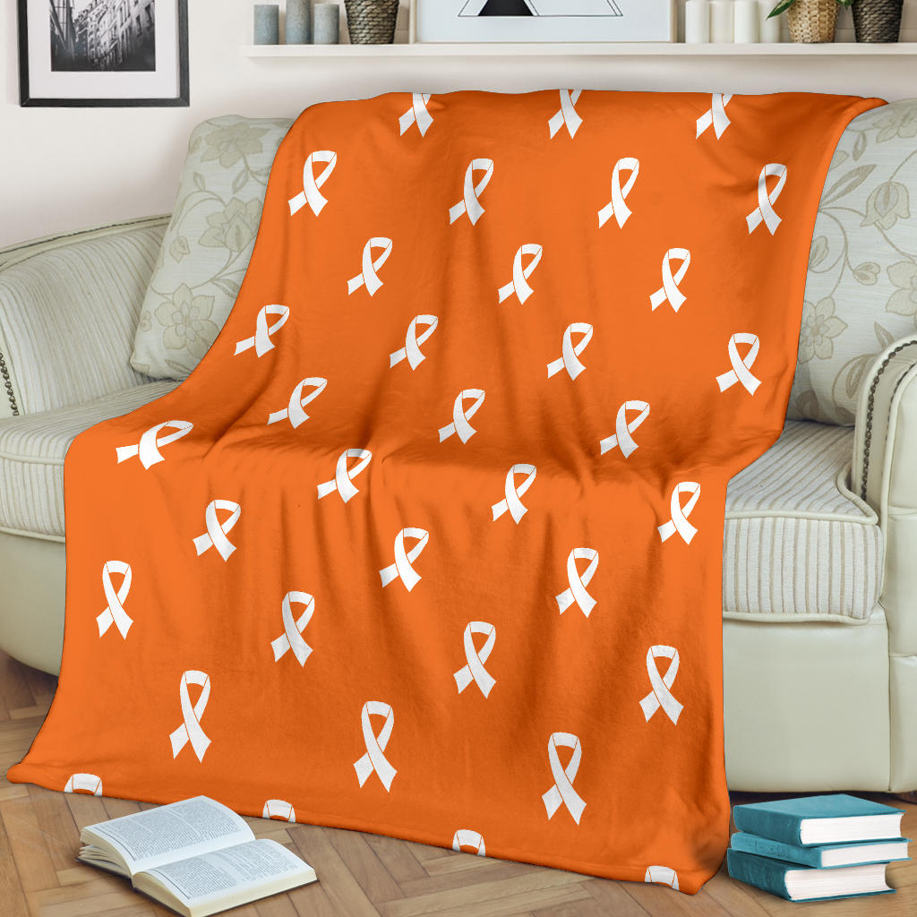 Appendix cancer Pattern Print Design 01 Premium Blanket