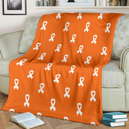 Appendix cancer Pattern Print Design 01 Premium Blanket