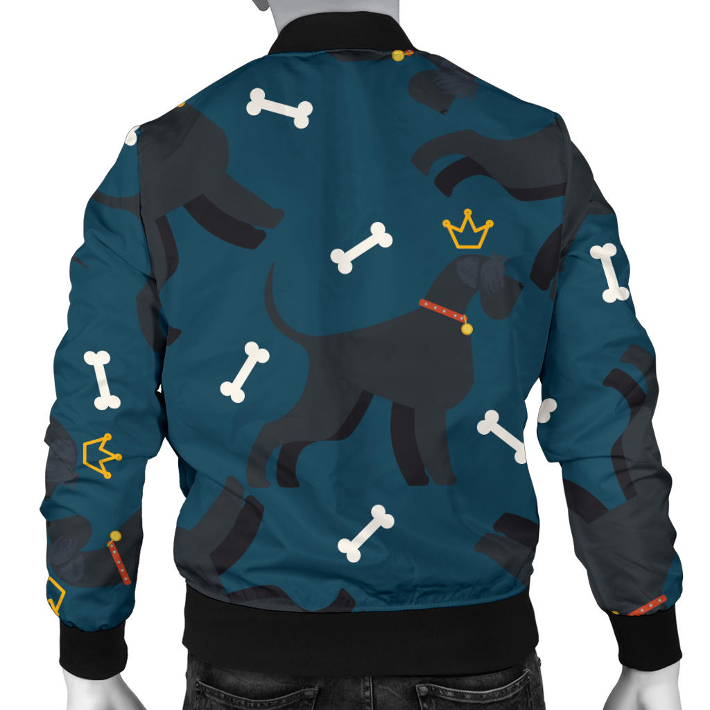Schnauzers Pattern Print Design A04 Men Bomber Jacket
