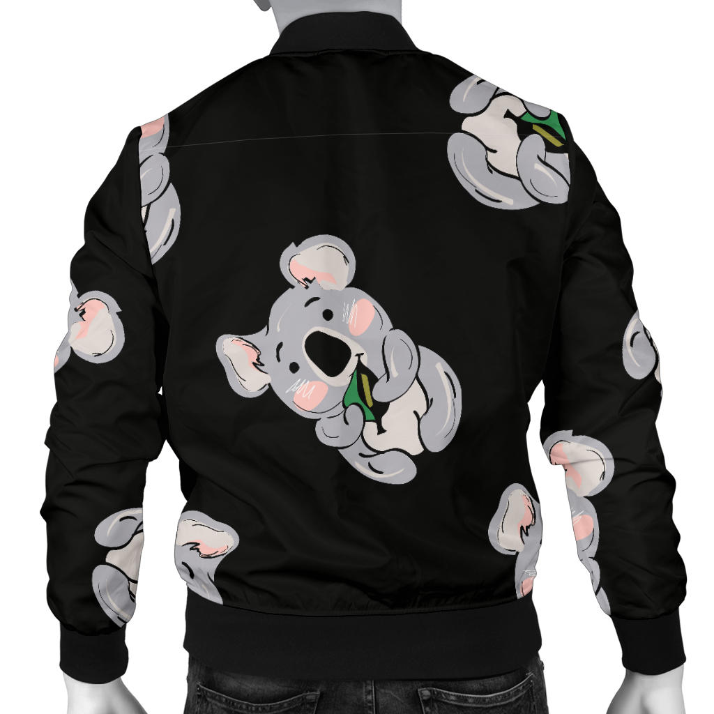 Koala Pattern Print Design 05 Men Bomber Jacket