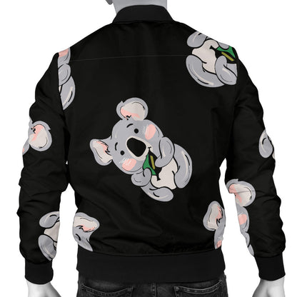 Koala Pattern Print Design 05 Men Bomber Jacket