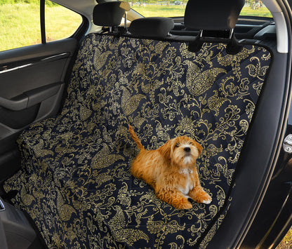 Brocade Pattern Print Design 04 Rear Dog Car Seat Cover Hammock