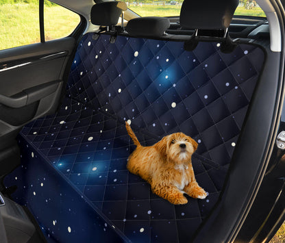 Night sky Pattern Print Design A02 Rear Dog Car Seat Cover Hammock