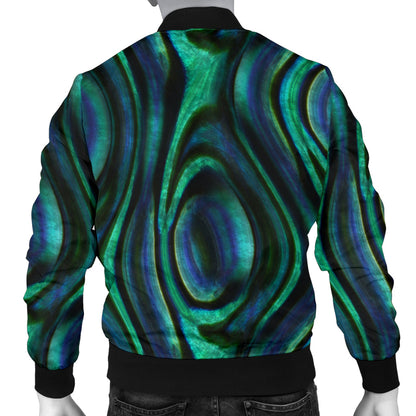 Abalone Pattern Print Design 01 Men Bomber Jacket