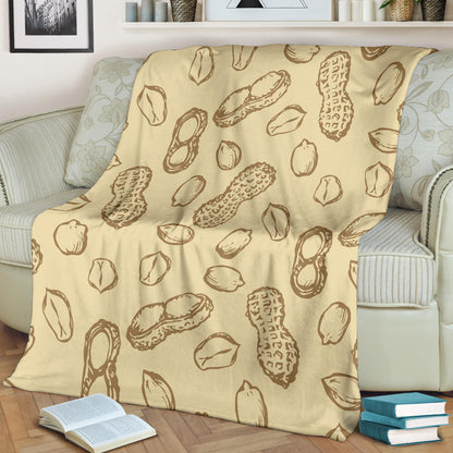 Peanut Pattern Print Design A02 Premium Blanket