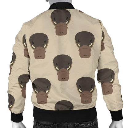 Platypus Pattern Print Design A03 Men Bomber Jacket