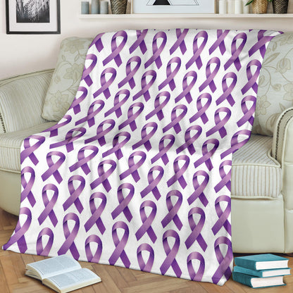 Pancreatic cancer Pattern Print Design A01 Premium Blanket