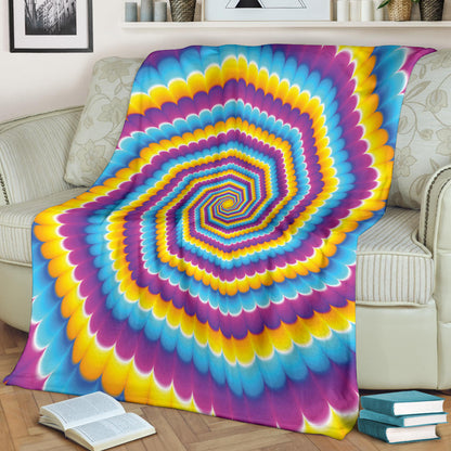 Optical illusion Pattern Print Design A04 Premium Blanket