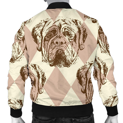 Mastiffs Pattern Print Design 01 Men Bomber Jacket