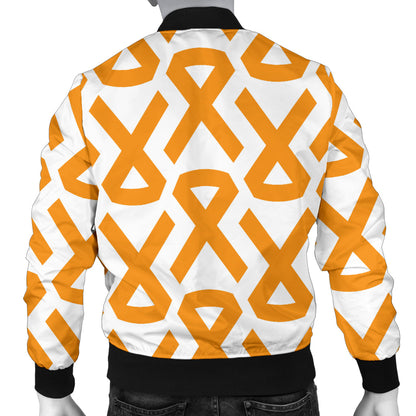 Appendix cancer Pattern Print Design 02 Men Bomber Jacket
