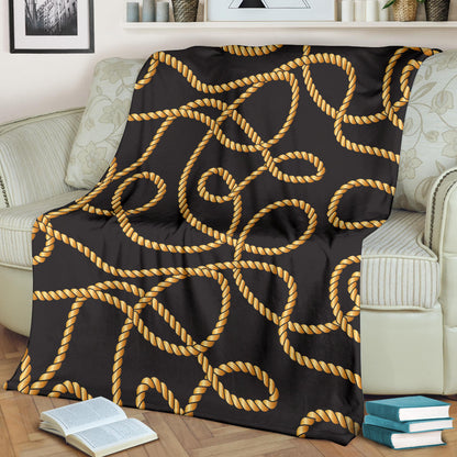 Rope Pattern Print Design A04 Premium Blanket