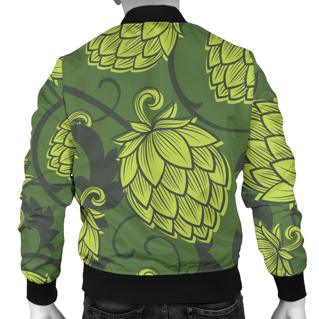 Hope Pattern Print Design 02 Men Bomber Jacket