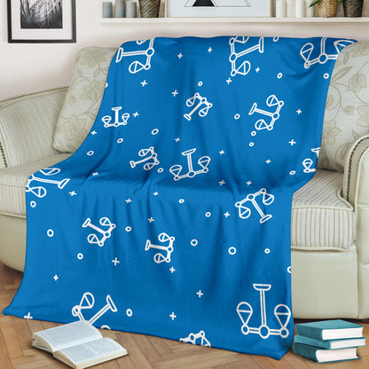 Libra Pattern Print Design 05 Premium Blanket