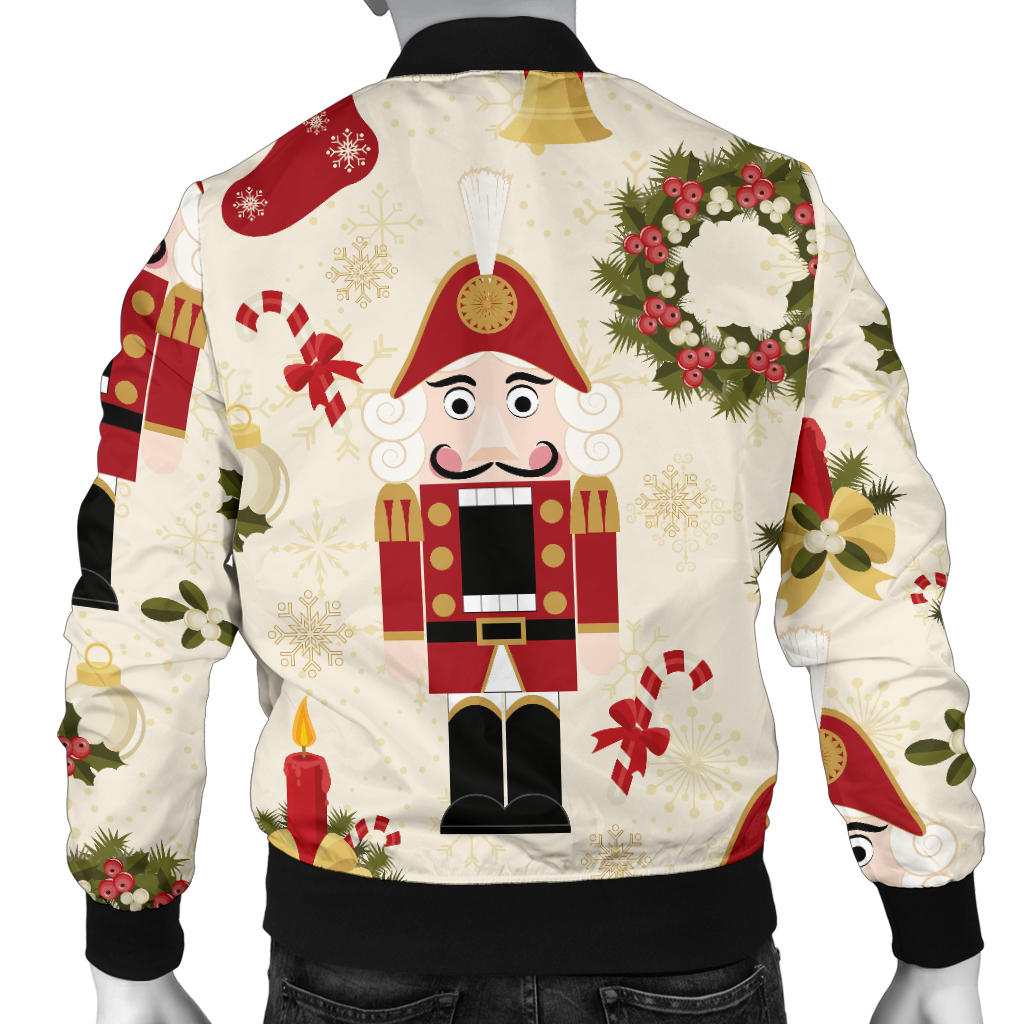 Nutcracker Pattern Print Design A01 Men Bomber Jacket