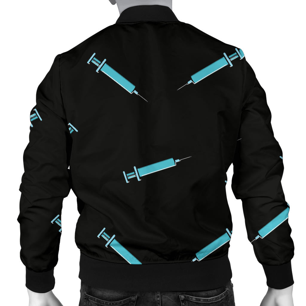 Phlebotomist Pattern Print Design A04 Men Bomber Jacket