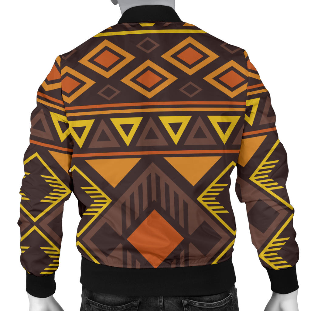 Navajo Pattern Print Design A06 Men Bomber Jacket