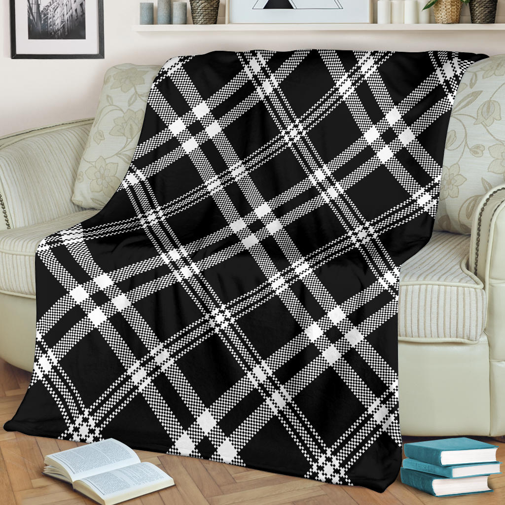 Madras Pattern Print Design 03 Premium Blanket