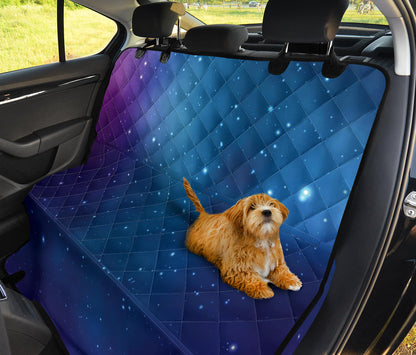 Nebula Pattern Print Design A01 Rear Dog Car Seat Cover Hammock
