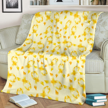 Bone cancer Pattern Print Design 01 Premium Blanket
