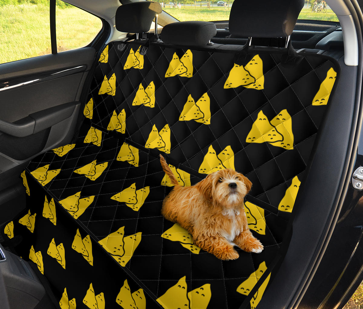 Nachos Pattern Print Design A02 Rear Dog Car Seat Cover Hammock