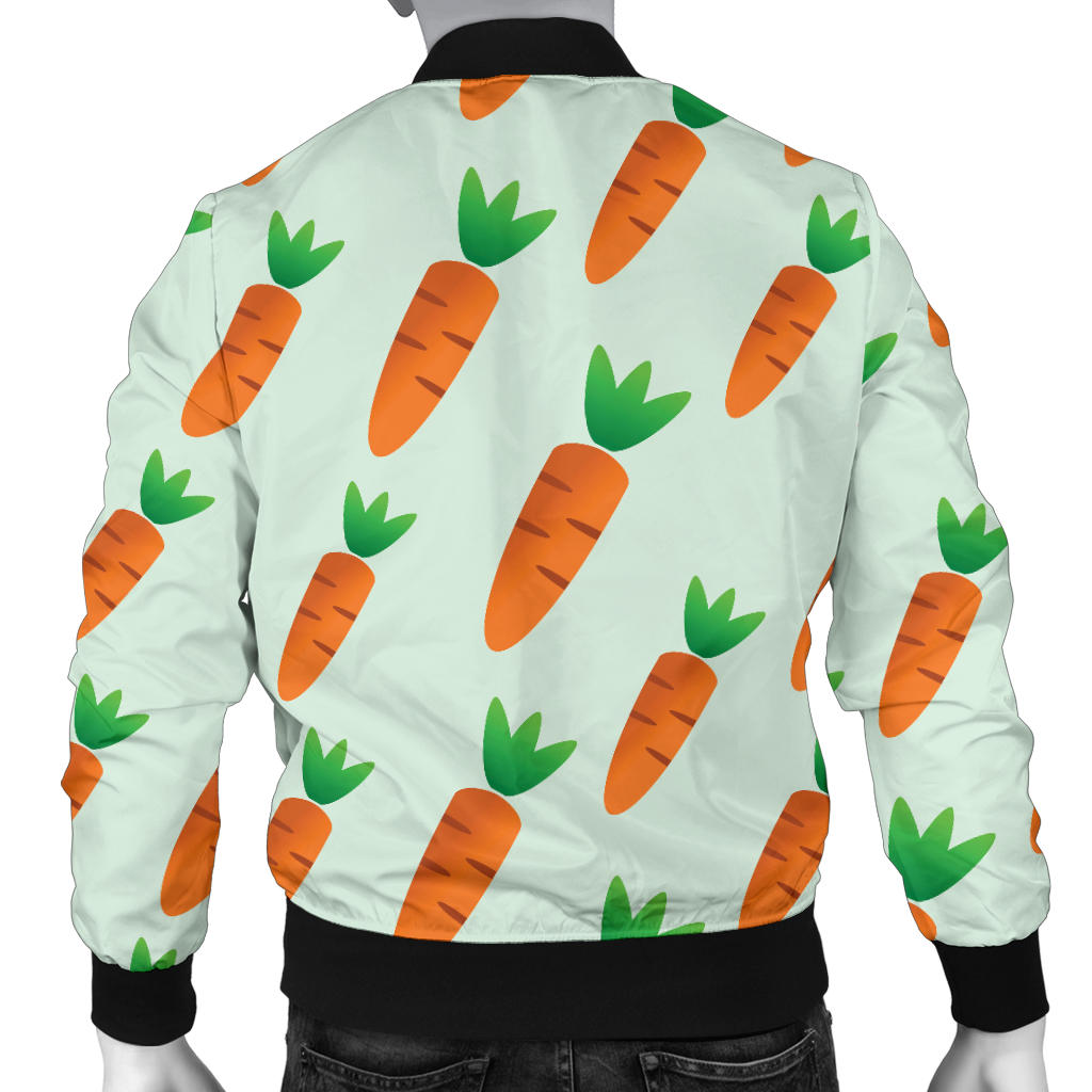 Carrot Pattern Print Design 05 Men Bomber Jacket