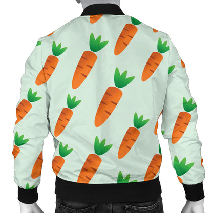 Carrot Pattern Print Design 05 Men Bomber Jacket
