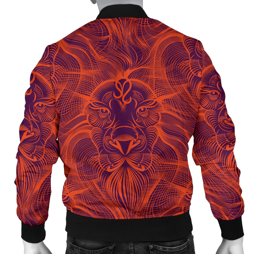 Leo Pattern Print Design 01 Men Bomber Jacket