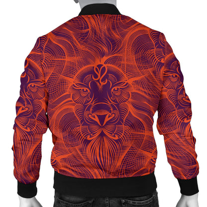 Leo Pattern Print Design 01 Men Bomber Jacket