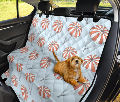 Skydiving Pattern Print Design 01 Rear Dog Car Seat Cover Hammock