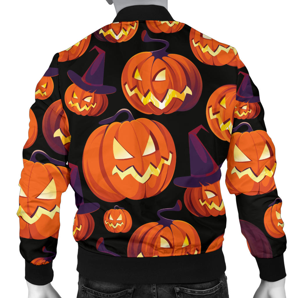 Halloween Pattern Print Design 04 Men Bomber Jacket