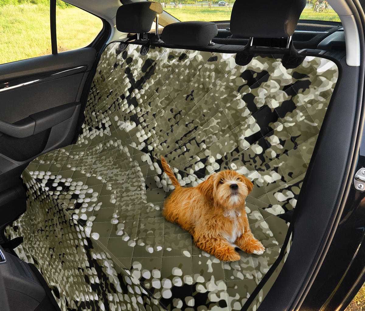 Python Pattern Print Design A04 Rear Dog Car Seat Cover Hammock