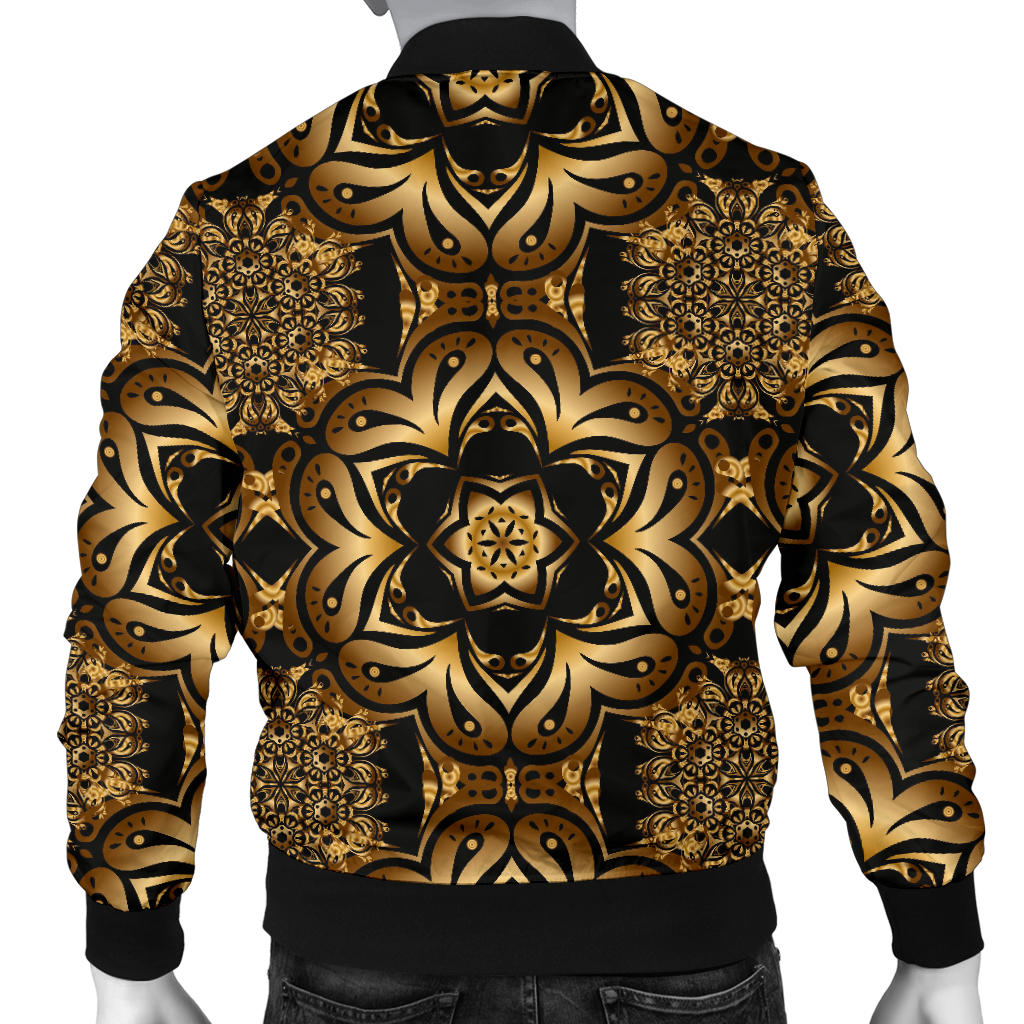 Celtic Pattern Print Design 07 Men Bomber Jacket