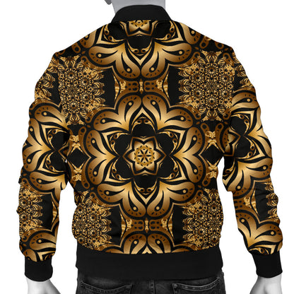 Celtic Pattern Print Design 07 Men Bomber Jacket