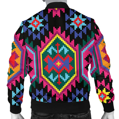 Mexican Pattern Print Design 02 Men Bomber Jacket