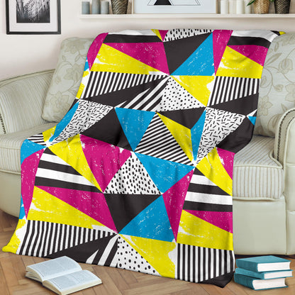 80s Pattern Print Design 2 Premium Blanket