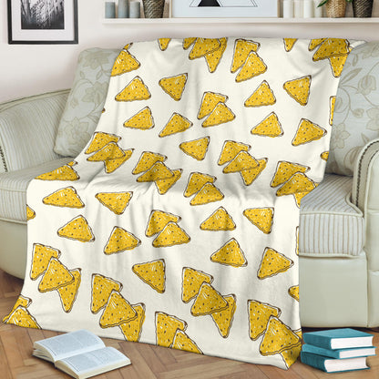 Nachos Pattern Print Design A01 Premium Blanket