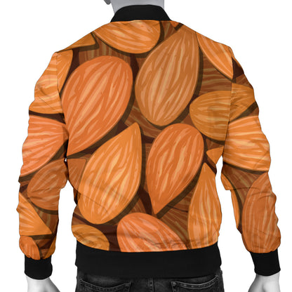 Almond Pattern Print Design 01 Men Bomber Jacket
