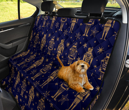 Nutcracker Pattern Print Design A05 Rear Dog Car Seat Cover Hammock