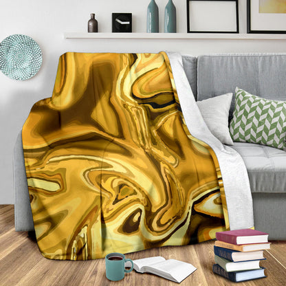 Liquid Pattern Print Design 03 Premium Blanket